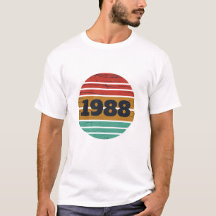 T-shirt Soirée personnalisée vintage de 35 ans