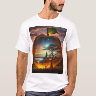 T-shirt soirée savane africaine