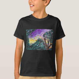 T-shirt Soirée violette