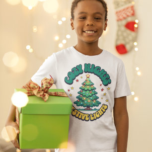 T-shirt Soirées douillettes, lumières festives Arbre de No