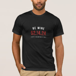 T-shirt Sois À Moi ! 02.14.24. Heureuse Sainte-Valentin