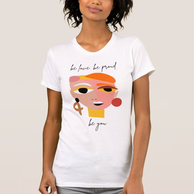 T-shirt Sois Amoureux Sois Fier Sois Toi (Devant)