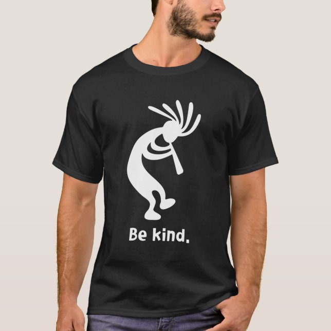 T-shirt Sois gentil Danser Kokopelli (Devant)