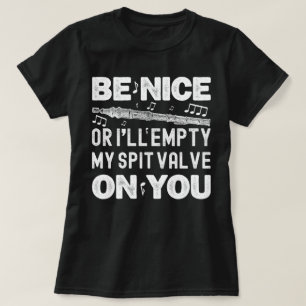 T-shirt Sois gentil Je Vide Mon Vanne Spit Flageolet Playe
