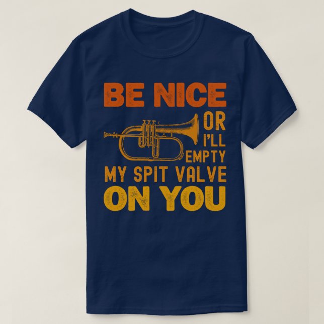 T-shirt Sois gentil Ou Je Vide Ma Vanne De Poignée Sur Toi (Design devant)