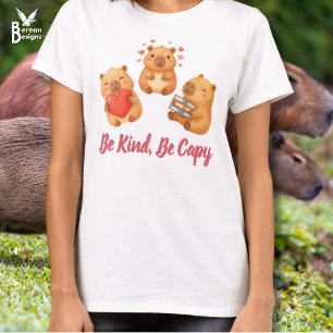 T-shirt SOIS GENTIL SOIS CAPYBARA Mignon Capybara Aquarell