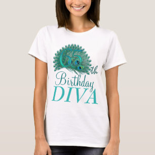 T-shirt soixante-cinquième Chemises de diva d'anniversaire