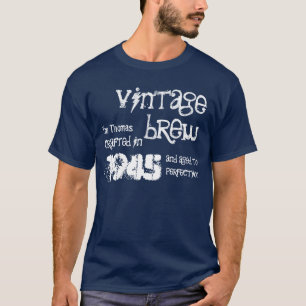 T-shirt soixante-dixième Anniversaire Brew vintage B70A de
