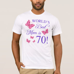 T-shirt soixante-dixième Anniversaire pour la maman