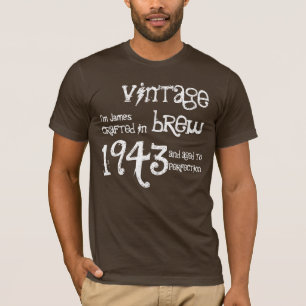 T-shirt soixante-dixième Brew vintage du cadeau