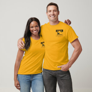 T-shirt soixante-dixième Pièce en t de poche de