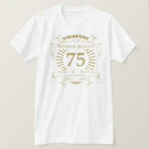 T-shirt soixante-quinzième Cadeau de bâillon