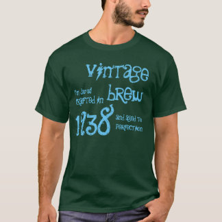 T-shirt soixante-quinzième Nom vintage V9 de Brew du
