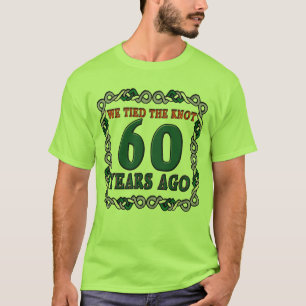T-shirt soixantième Cadeaux d'anniversaire de mariage