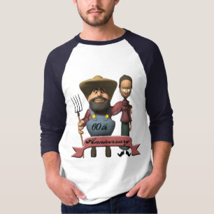 T-shirt soixantième Cadeaux d'anniversaire de mariage