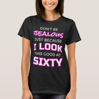 T-shirt Soixantième chemise de l'anniversaire des femmes