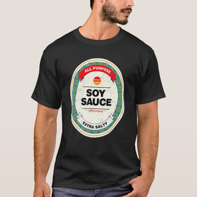 T-shirt Soja Sauce Easy Halloween Costume Matching Group C (Devant)