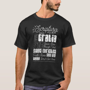 T-shirt Sola Scriptura Réforme chrétienne protestante 5 