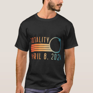T-shirt Solaire Eclipse Chemise Avril 8 2024 Totalité Sola