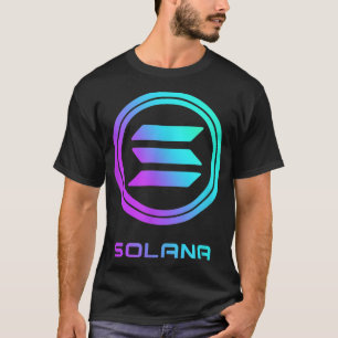 T-shirt SOLANA Crypto SOL Coin Blockchain Ap décentralisé