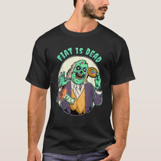 T-shirt Solana Zombie Ben Franklin Abandonne Fiat Pour Cry