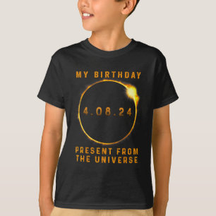 T-shirt Solar Eclipse 2024 Anniversaire présent 4.8.24 Tot