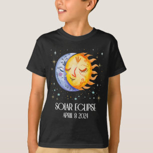 T-shirt Solar Eclipse 2024 Joli Solar Eclipse Enfants Garç