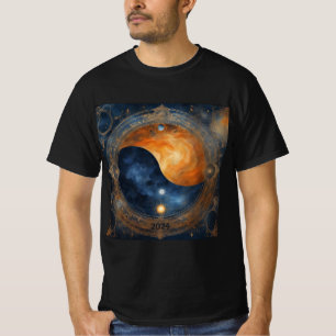 T-shirt Solar Eclipse Mystical Balance 2024 Ajouter Nom Ho