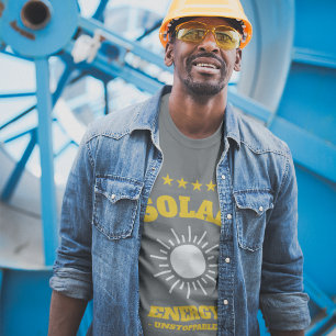 T-shirt Solar Energy Unstoppable