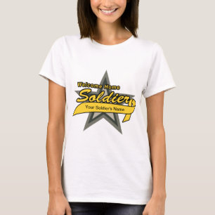 T-shirt Soldat à la maison bienvenu de Customizeable