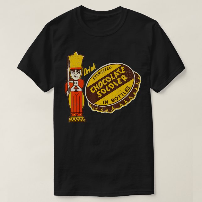 T-shirt Soldat au chocolat vintage (Design devant)