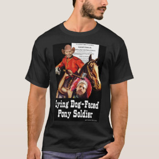 T-shirt Soldat de la péniche face au chien