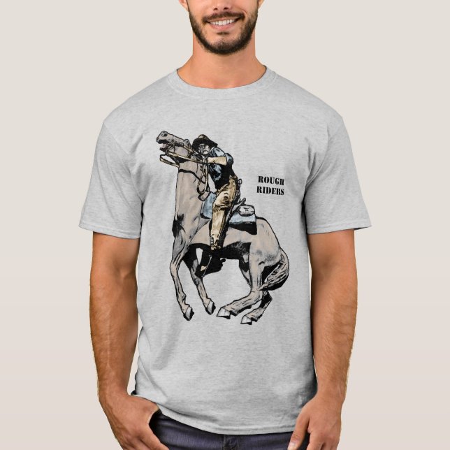 T-shirt Soldat espagnol américain des Riders Rough (Devant)