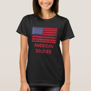 T-shirt Soldat patriotique américain