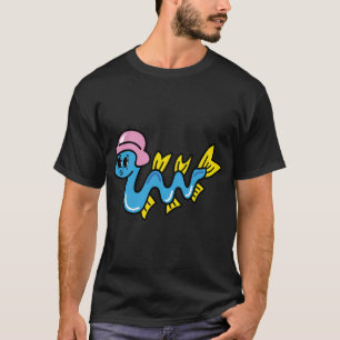 T-shirt Soldat Poisson Ondulant Dessin Animé Guerrier de M