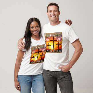 T-shirt Soldat sans limite Or - Spiritualité inspirée par 