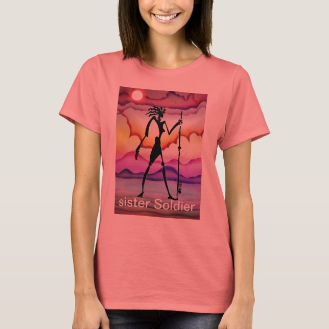 T-shirt soldat soeur (Devant)