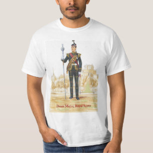 T-shirt Soldats de la reine, commandant de tambour,