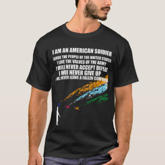 T-shirt Soldier's Creed Serve le peuple des États-Unis
