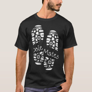 T-shirt Sole Mates Marathon Day Runners Équipe de chaussur