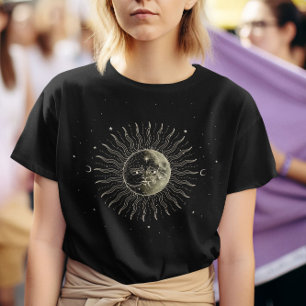 T-shirt Soleil céleste et lune