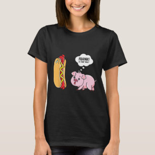 T-shirt Soleil Dehors Chaussons De Hot Dog Drôle Saucisse