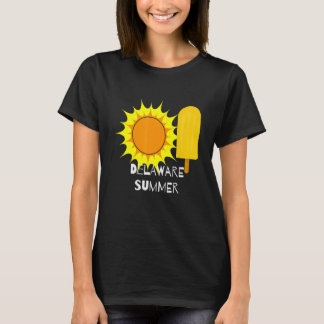 T-shirt Soleil Et Crème Glacée Delaware Ambiance Été