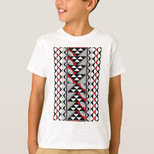 T-shirt Soleil et pluie natifs en rouge