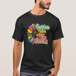 T-shirt Soleil Mélangé Avec Un Peu D'Ouragan Sunshine Fl