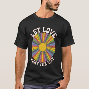T-shirt Soleil radieux aux rayons arc-en-ciel