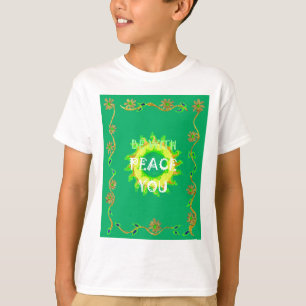 T-shirt Soleil Rayonnant : Paix Soyez Avec Vous Impression