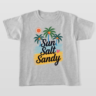 T-shirt Soleil Sable - Plage tropicale Vacances