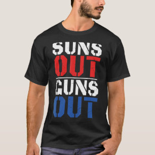 T-shirt Soleil Sortir Les Armes 4 juillet Bâtiment