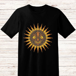 T-shirt Soleil souriant déplaisant face